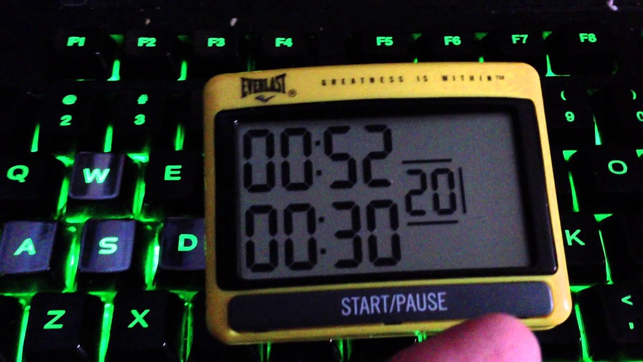 Everlast Interval Training Round Timer Инструкция