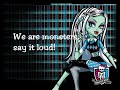 Monster High Song We Are Monster Lyrics