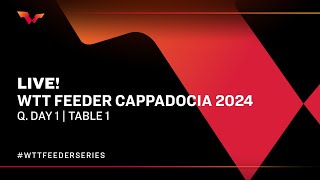 Live! | T1 | Qualifying Day 1 | Wtt Feeder Cappadocia 2024