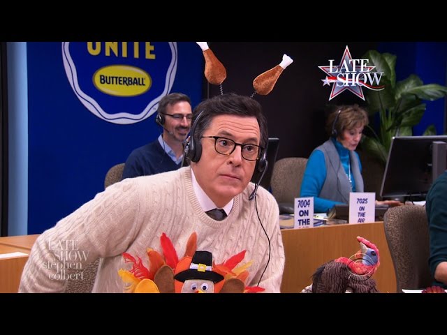 Stephen Colbert’s Thanksgiving Turkey Tips