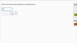 Escrever expressões básicas com variáveis - Khan Academy em português (5º ano)