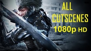 Metal Gear Rising Revengeance - All Cutscenes 1080p movie HD Every cutscene in o