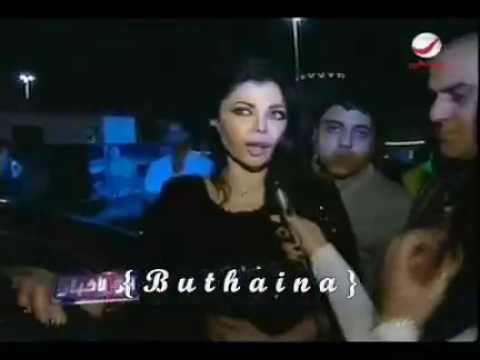 haifa wehbe wedding. Haifa Wehbe On Rotana News 8