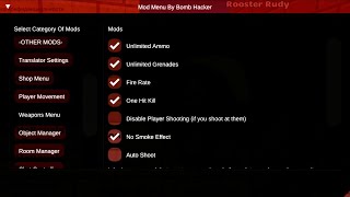 Chicken Gun Mod Menu All Versions Bomb Hacker Fix/Чикен Ган Мод Меню Все Версии Фикс