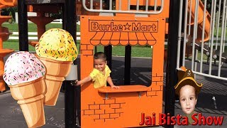 Outdoor Playground Fun for Children Activities! Kids Slide Family Fun Park | Jai Bista Show