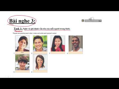 HỌC NGHE TIẾNG ANH CƠ BẢN - BÀI 1 (TẢI SÁCH VÀ FILE NGHE BÊN DƯỚI)