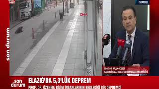 Kandilli Rasathanesi Müdürü Prof. Dr. Haluk Özener Açıklama Yapıyor