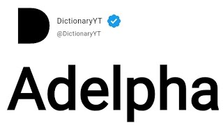 Adelpha Meaning In English