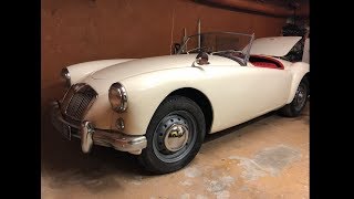 Vintage Car News presented : MGA 1957 2 DOOR COUPE ROADSTER , BRITISH CLASSIC CAR