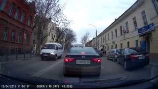 Видео Улицы Астрахани на видеорегистратор от Федерико Кастеллано, улица Брюллова, Астрахань, Россия