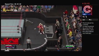 Falls Count Anywhere Sasha Banks Vs Jessica Barton