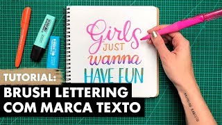 LETTERING COM MARCA TEXTO | Primeiro Rabisco