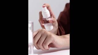 Airless Pump Travel Bottle Set 4Pcs
