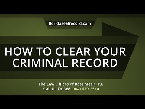 How to clear your criminal record in Florida.