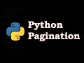 Pagination | Python | Codewars