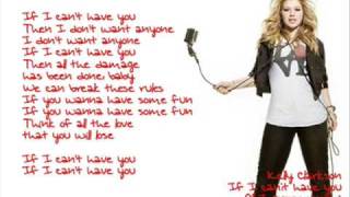 Watch Kelly Clarkson If I Cant Have You video