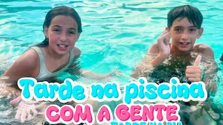 Tarde De Diversão Na Piscina Com A Gente E Nossos Primos Enzo & Nic