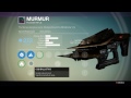 Destiny: THE DARK BELOW - FREE MURMUR Legendary Fusion Rifle▐ Destiny Guide