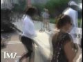 Serena Williams nice butt going to practice