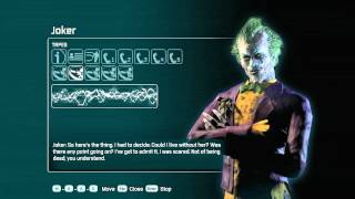 Batman Arkham City, All Callstapes For Joker Hd Record