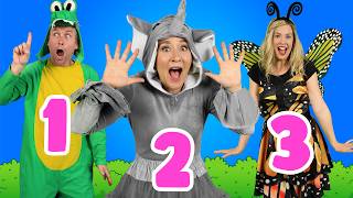 Ten Little Animals (Counting Animals At The Zoo) 🐘🐒🐊🦋🐧 Kids Counting Song