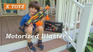 X TOYZ Motorized Blaster Toy Gun💥Nerf Shooting Toy 👈