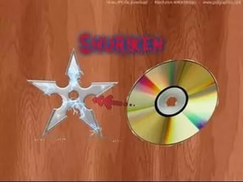 Сюрикен из диска Сюрикен из диска