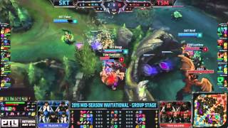 Santorin gets denied SKT T1 vs TSM - MSI 2015