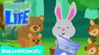 Chubby Bunny Does Chubby Bunny Challenge More Wild Animal Fun Your Comments Come To Life