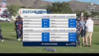 LIVE CRICKET - USA v HONG KONG ICC World Cricket League Division 2