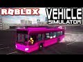 CRAZY BUS DRIFTING in Vehicle Simulator!! - Roblox
