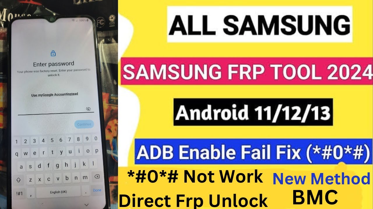 All Samsung Frp Bypass ADB Enable Fail – Without Code All Samsung Frp Bypass ADB Enable Fail – Without Code