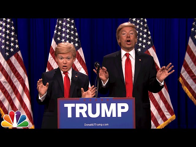 Jimmy Fallon And 8th Grader Impersonate Donald Trump And Little Donald - Video