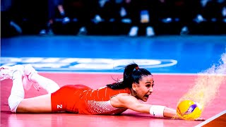 Fantastic Libero - Simge Şebnem Aköz | Crazy Saves | VNL2022 | HD