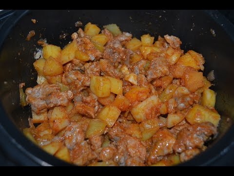 как приготовить свинину с картошкой в мультиварке сочно и вкусно
