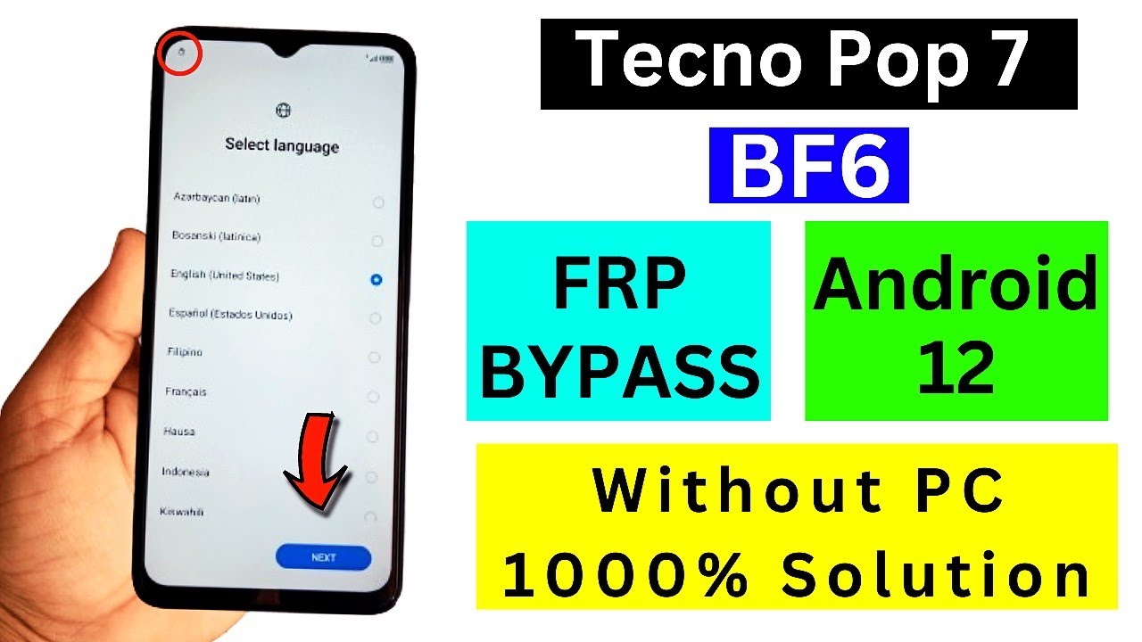 Tecno Pop 7 (BF6) Frp Bypass YouTube Update | No Tecno Pop 7 (BF6) Frp Bypass YouTube Update | No