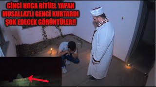 Ci̇nci̇ Hoca Ri̇tüel Yapan Musallatli Genci̇ Kurtardi Şok Edecek Görüntüler Paranormal Olaylar