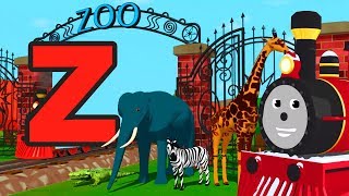 Учим Английский Алфавит Z. Развивающий Мультфильм Для Детей Про Зоопарк