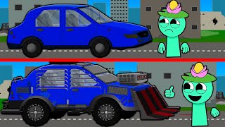 Sprunki Upgrade Car For Zombie Apocalypse Survival Incredibox Sprunki Episode 3 Cartoon Animation