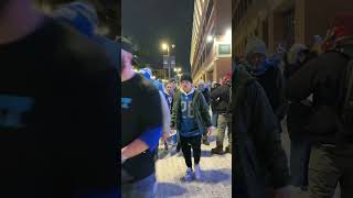 Fans Go Wild In Detroit After The Lions Victory Over Tampa Bay