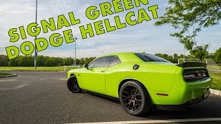 Signal Green Dodge Dodge Challenger SRT Hellcat