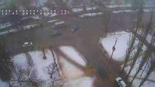 Видео ДТП (авария г. Волжский) ул. Советская ул. Энгельса 16-03-2018 08-06 от Телеканал ВОЛЖСКИЙ ПЛЮС от POWERNET, Советская улица, Волжский, Россия