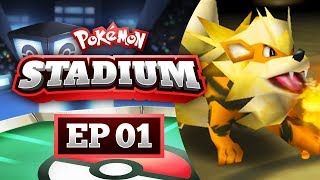 Pokemon Stadium Lets Play #01 - GETTING ABSOLUTELY BLOWN BACK!!