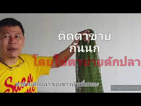 EP16 ตาข่ายกันนก ถูก สวย และง่าย