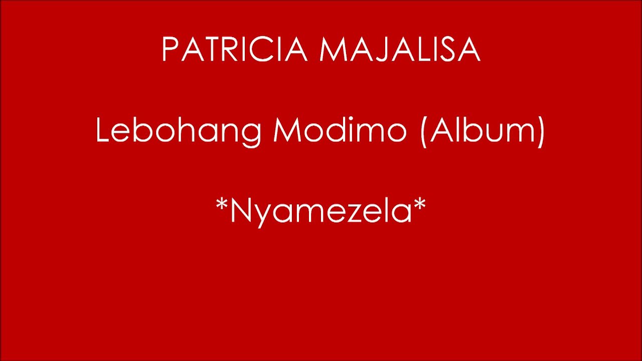 Patricia Majalisa Witchdoctor Patricia Majalisa Witchdoctor
