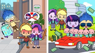 Equestria Girl But My Parents Hate My Boyfriend | My Little Pony In Toca Life Wo