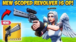 *NEW* SCOPED REVOLVER IS OP! - Fortnite Funny Fails and WTF Moments! #442