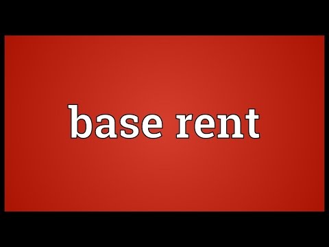 Header of base rent