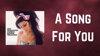 Watch Amy Winehouse A Song For You video