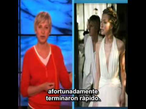 08:19 - ELLEN DEGENERES MONÓLOGO DE SU BODA Y FOTOS
